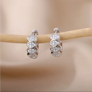 Sterling Silver Cubic Zirconia Earrings